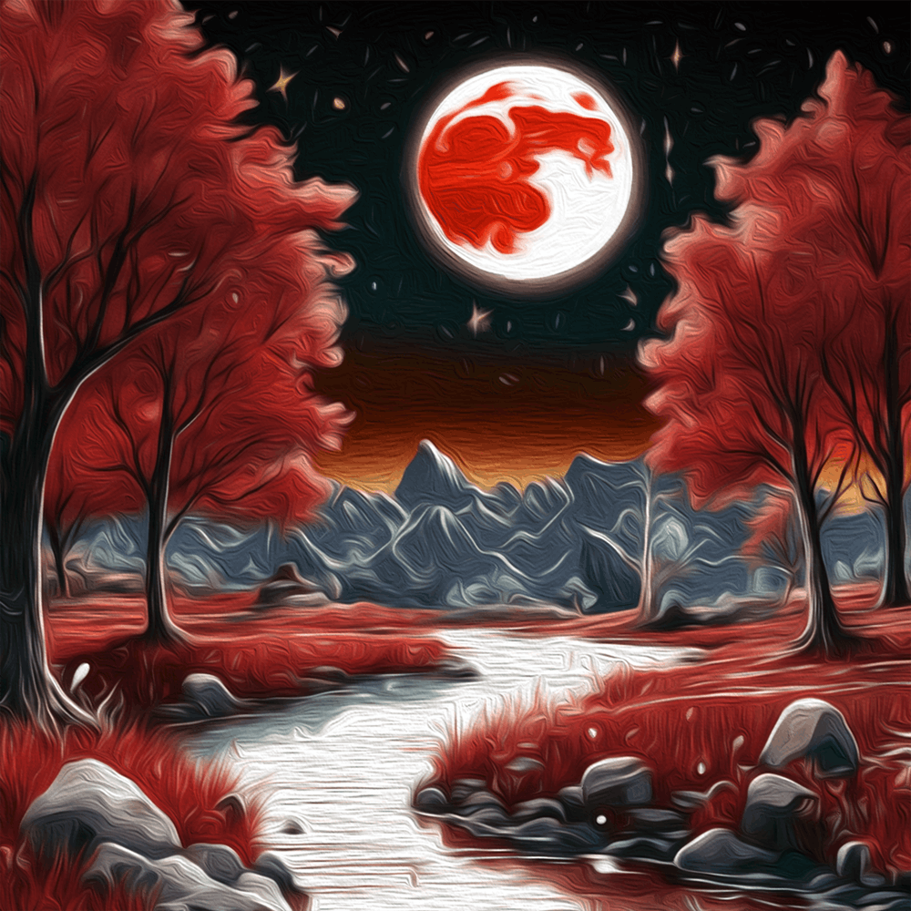 Red Moon In The Sky