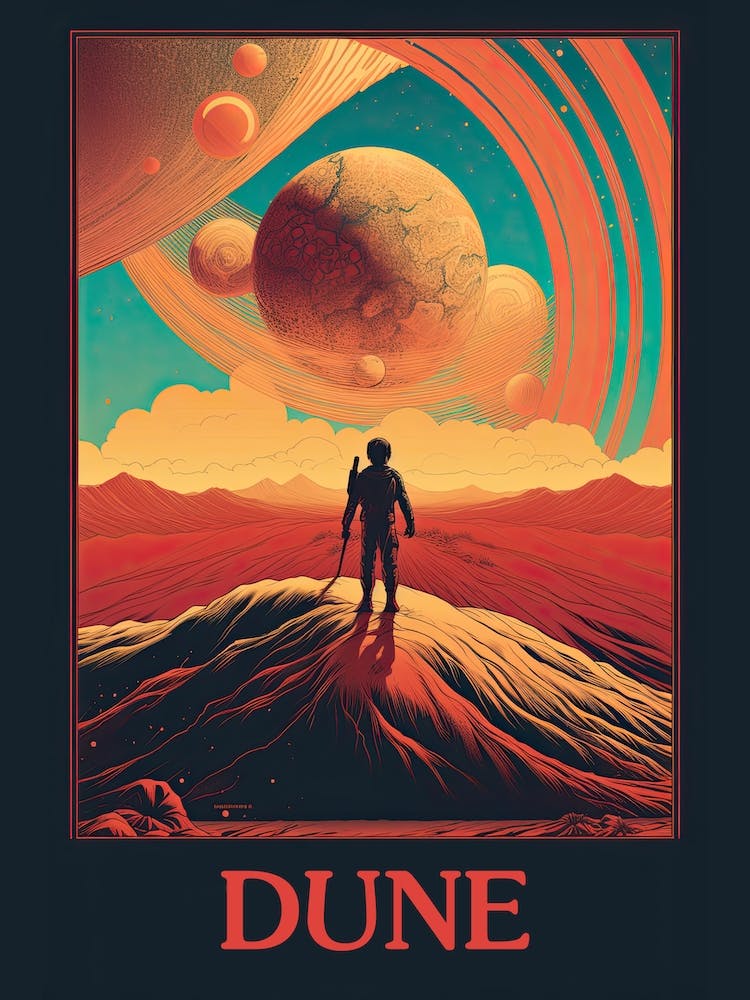 Dune Vintage Fan Art Poster