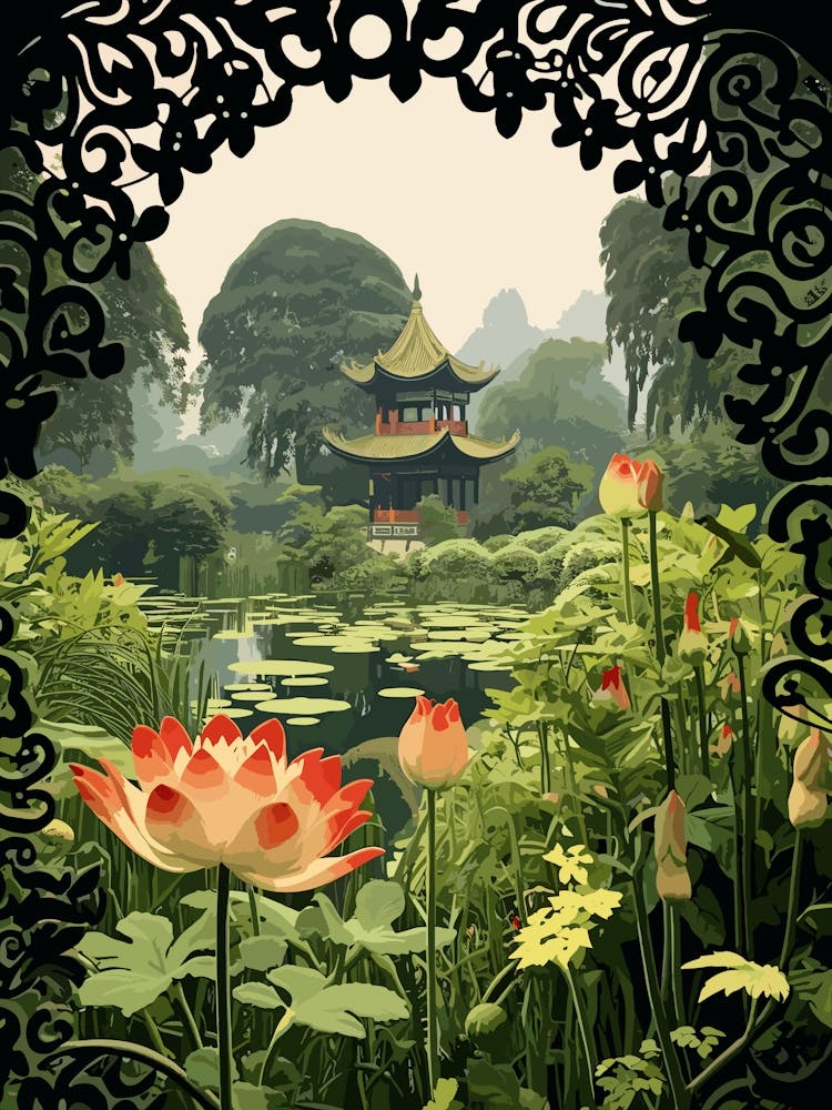 Shanghai Botanical Garden China Henri Rousseau Style 4