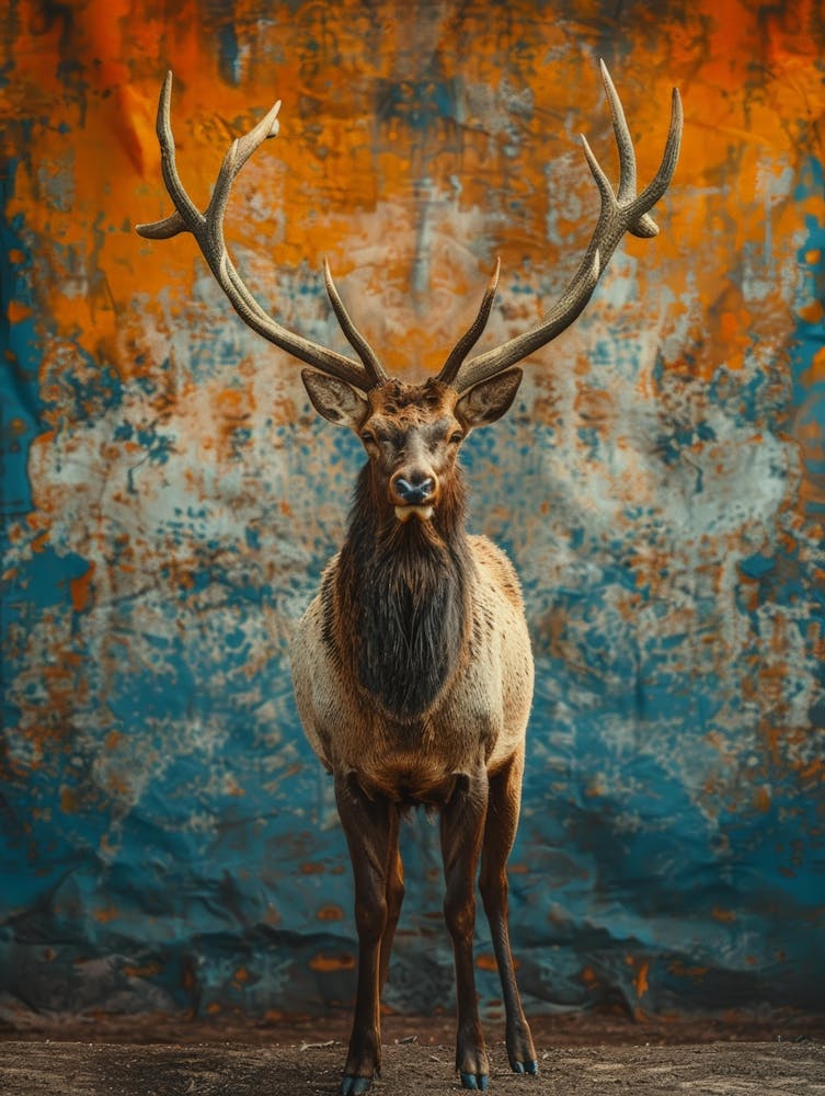 Elk painting 1
