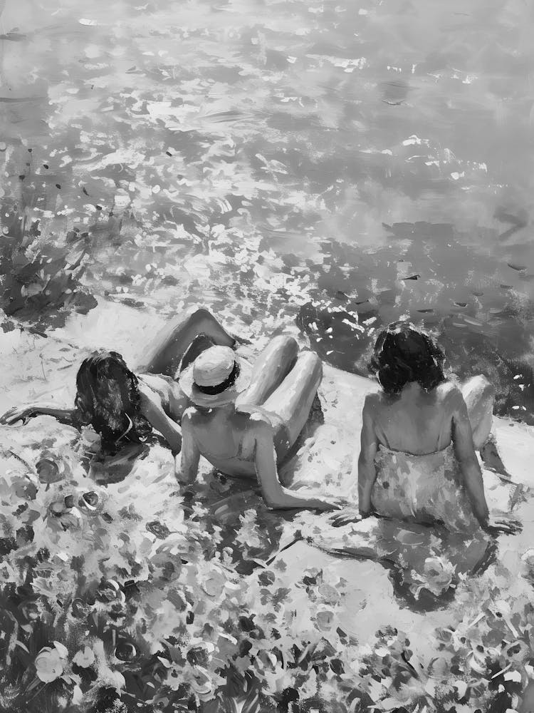 Three Women By The Water