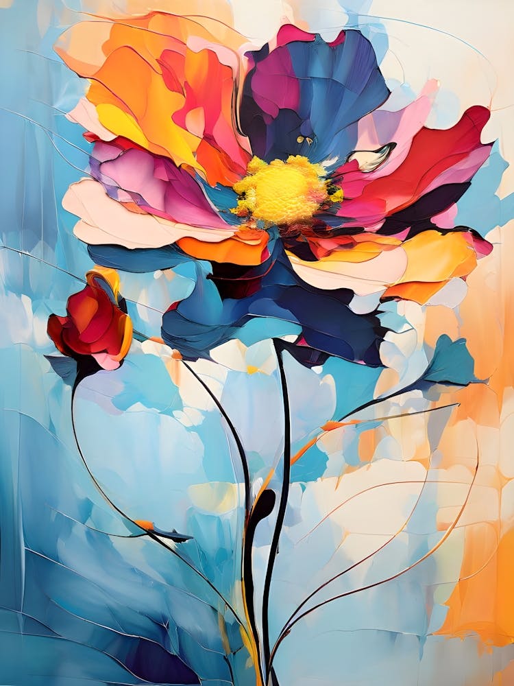 Abstract Flower Painting 26
