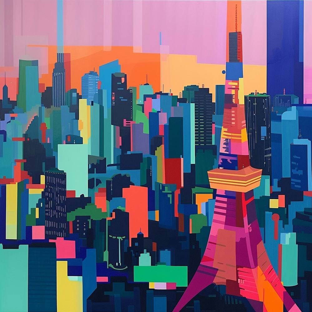 Abstract Travel Collection Tokyo Japan 10