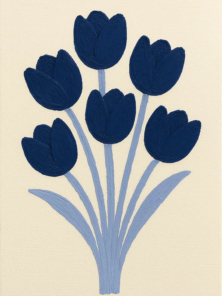 Blaue Tulpen 3