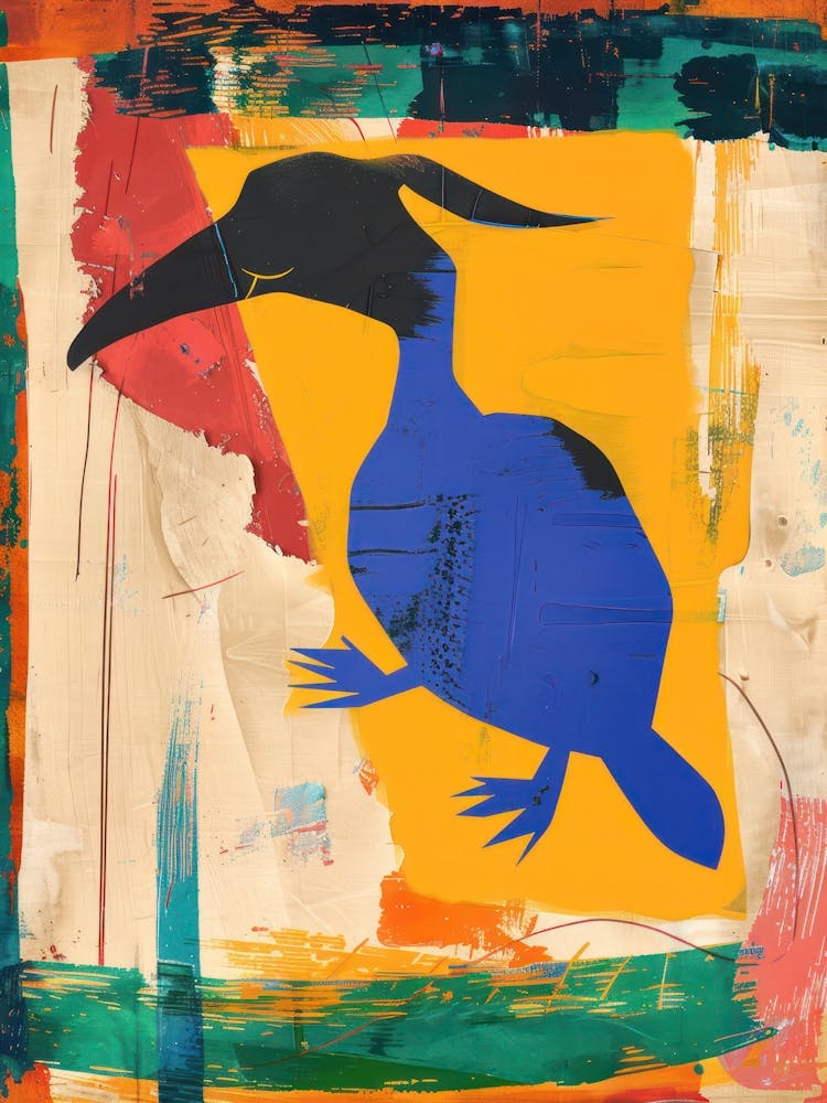 Platypus Duck 3 Cut Out Collage