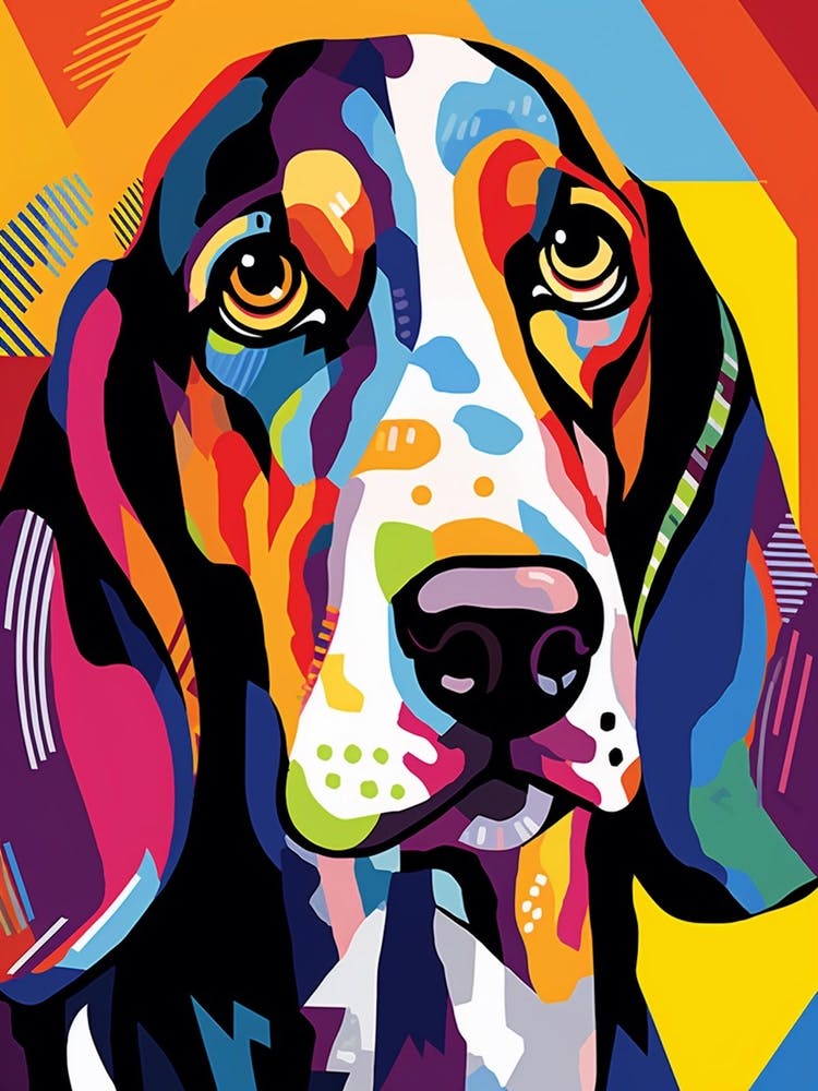 Geometric Basset Hound 3