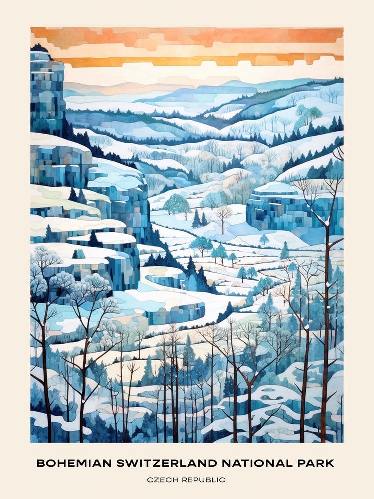 Bohemian Switzerland National Park Czech Republic 1 Poster
