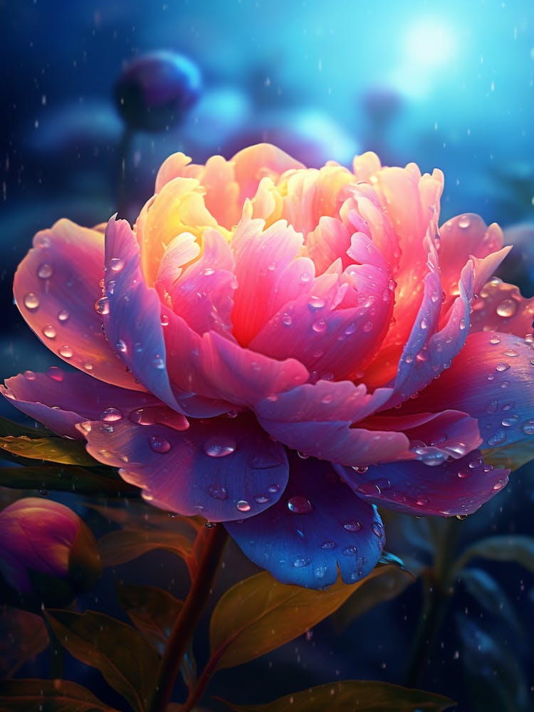 Peony Wildflower At Dawn (3)