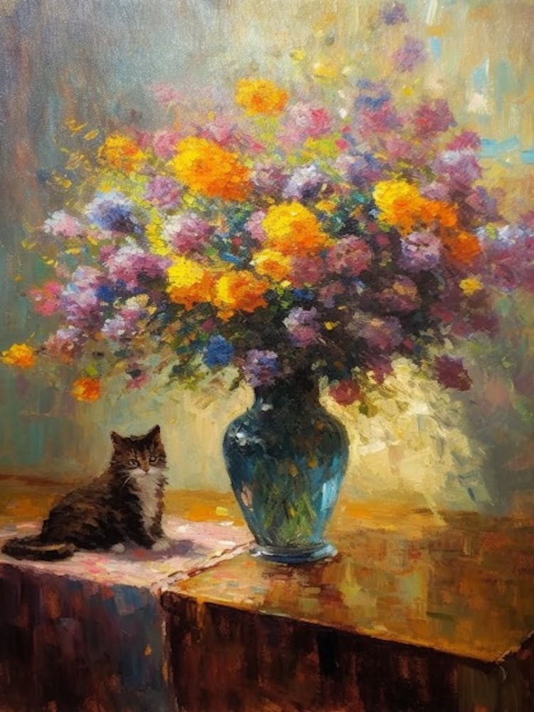 Statice With A Cat 2