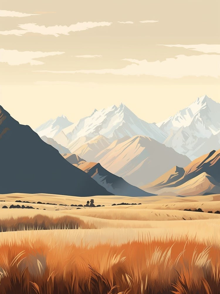 Te Araroa New Zealand 1 Hiking Trail Landscape