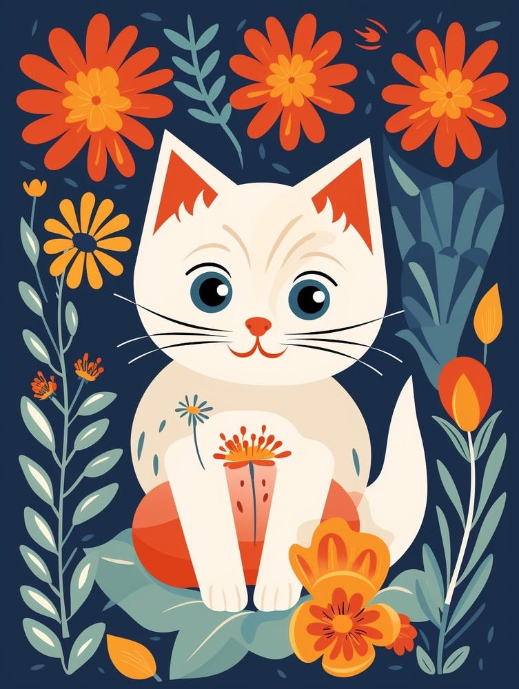 Illustration von Baby-Tieren Kätzchen 4
