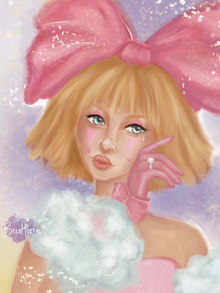 Girl With A Pink Bow