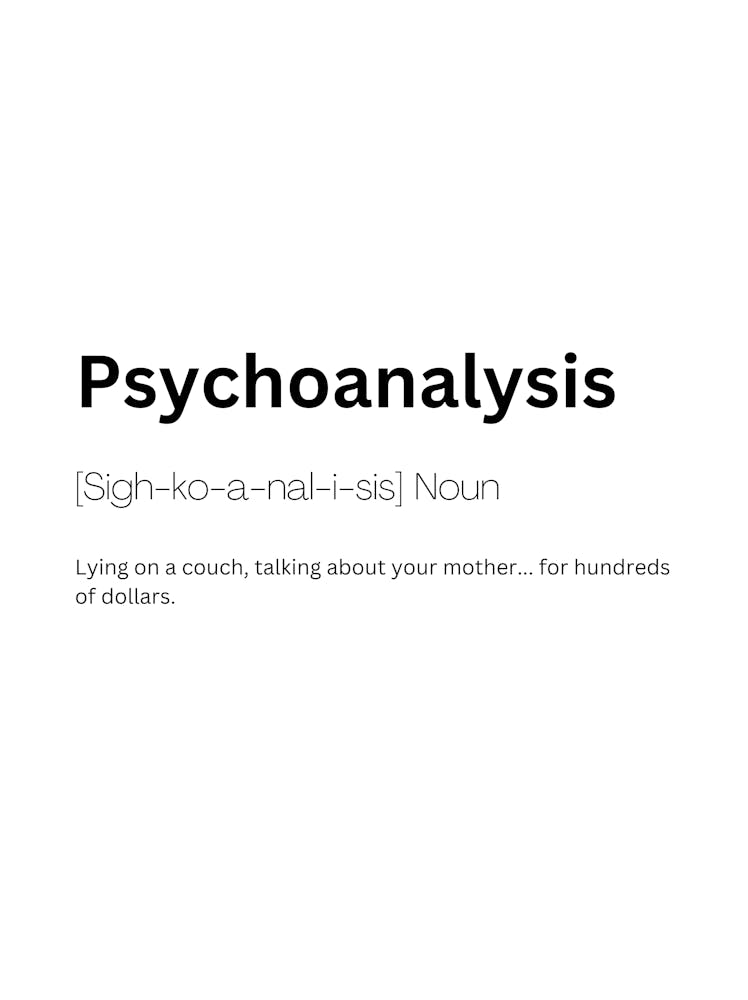 Psychoanalysis Definition Meaning