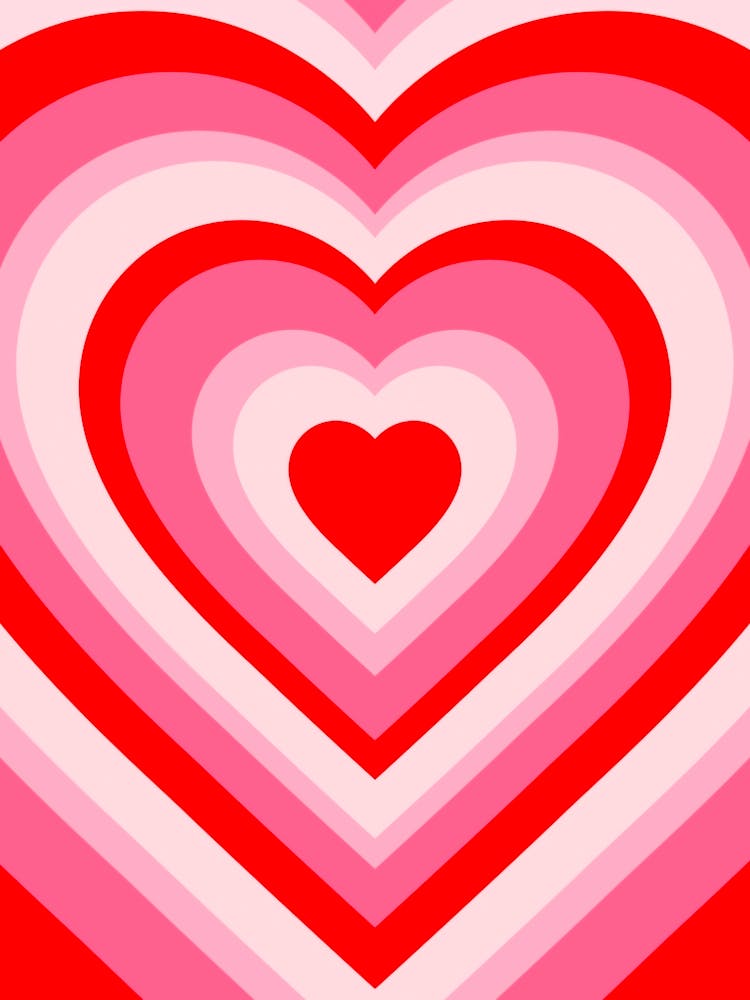 Red And Pink Heart