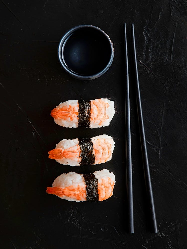 Sushi — Food kitchen poster/blackboard, photo art