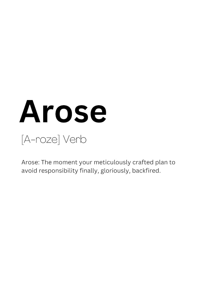 Arose Definition Meaning