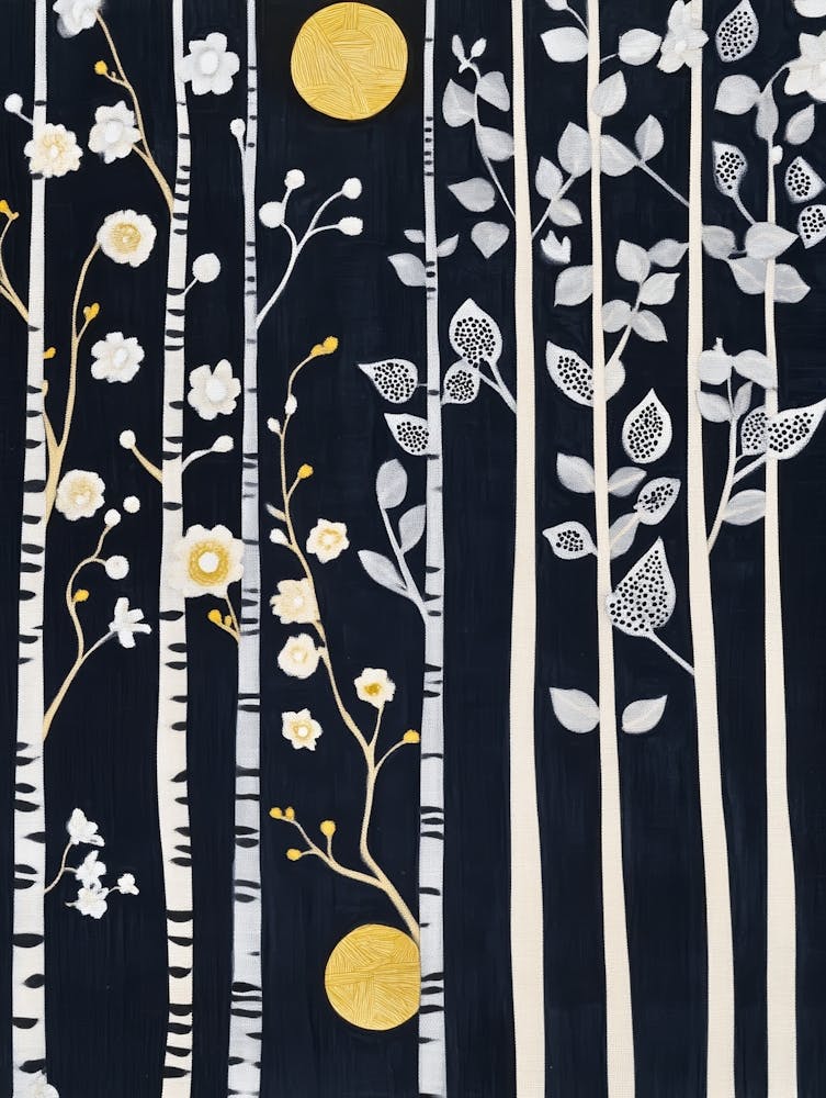 Birch Trees Art