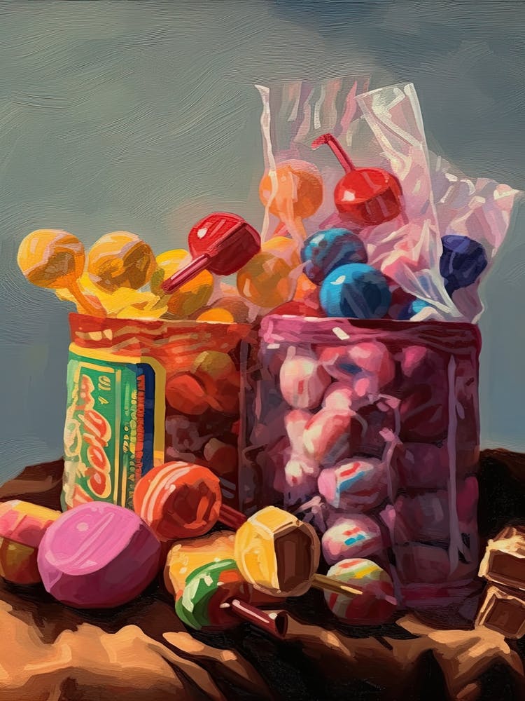 Candies Oil Painting 8