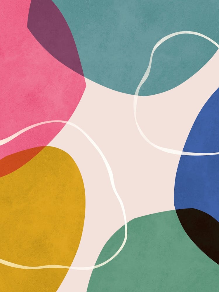 Expressive watercolor shapes 7