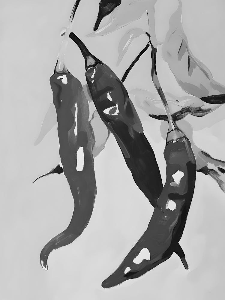 Black And White Peppers 1