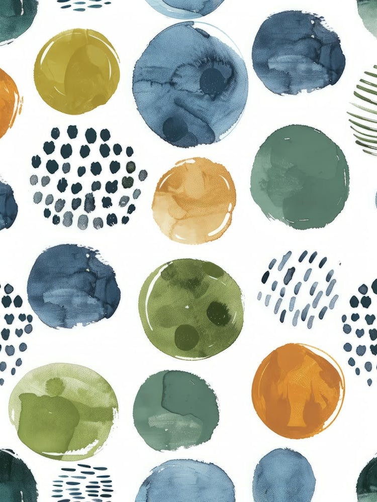 Watercolor Circles 6