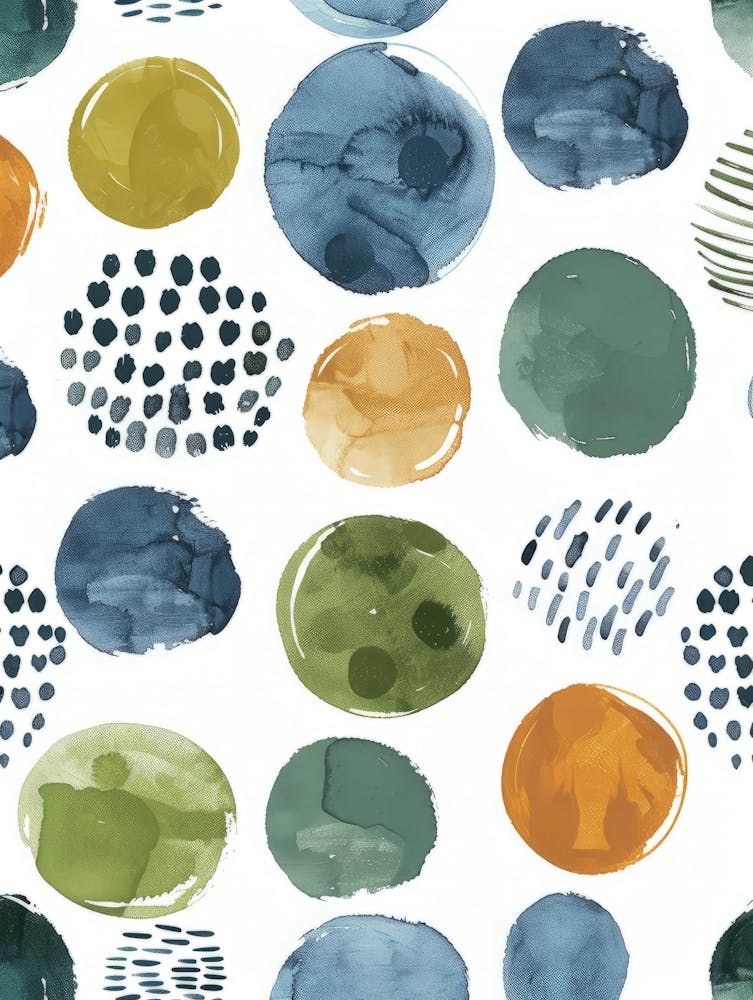 Watercolor Circles 6