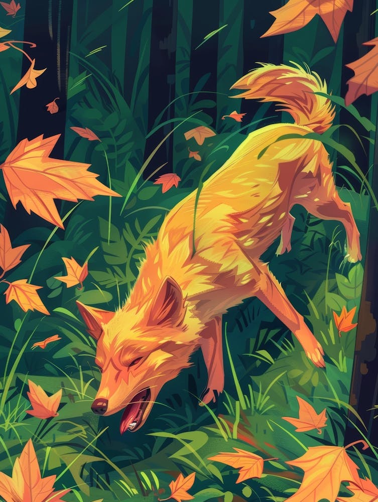 Fox In The Woods 5