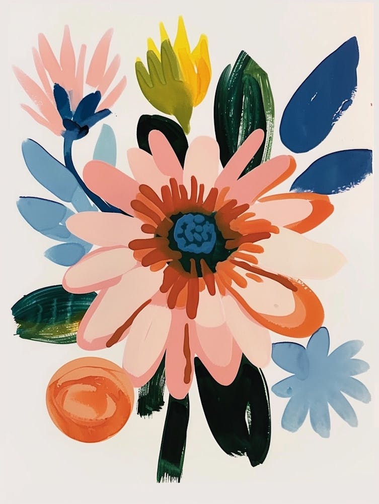 Painted Florals Dahlia 2