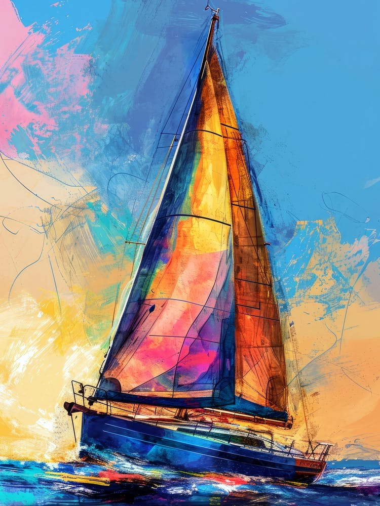 Sailboat Painting 4 sport