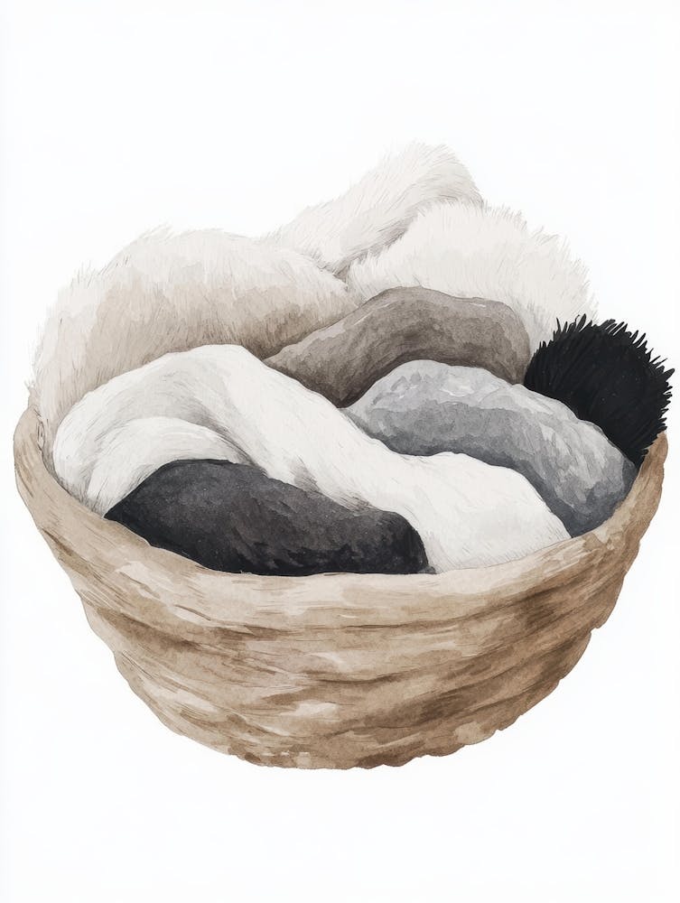 Blankets In A Basket