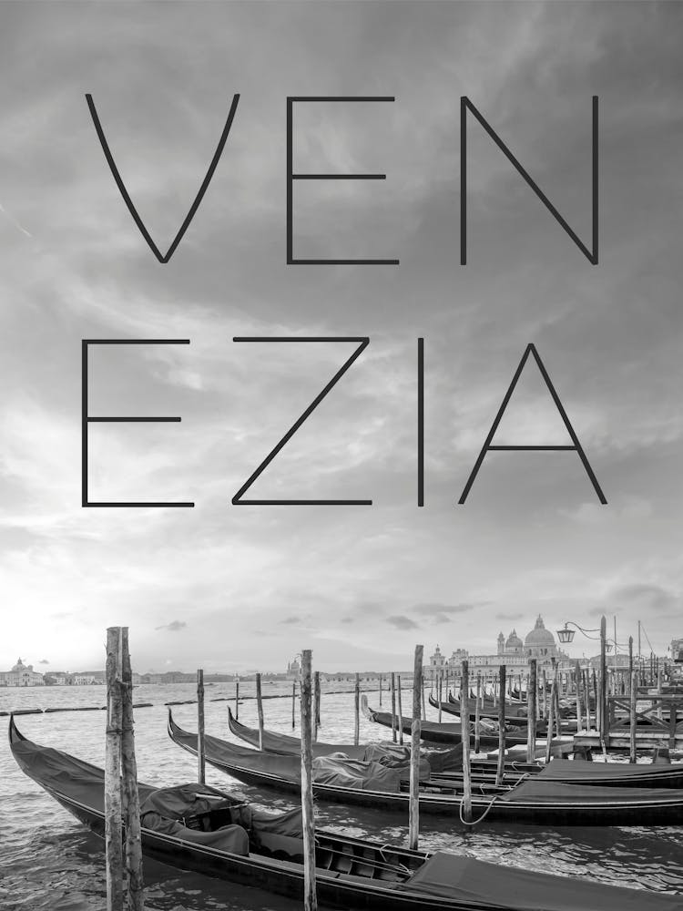 Venice Gondolas And Santa Maria Della Salute 1