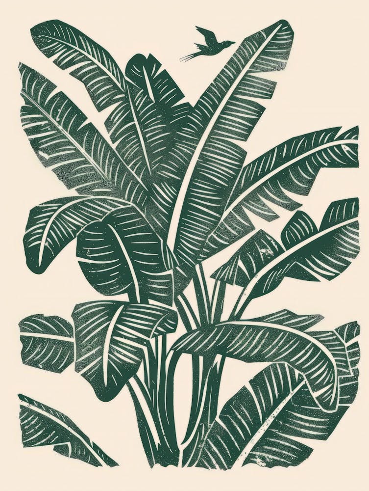 Banana Leaf Print