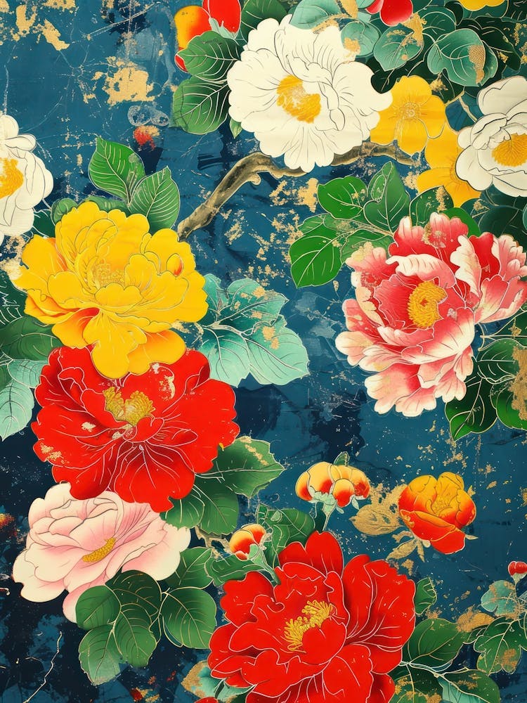 Great Japan Hokusai Japanese Floral 6