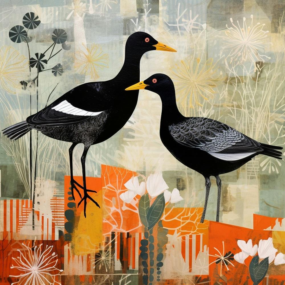 Oiseau dans la nature Foulque 1