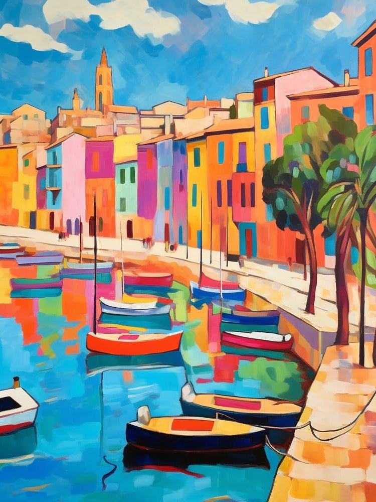 Palma De Mallorca 7 Fauvist Painting