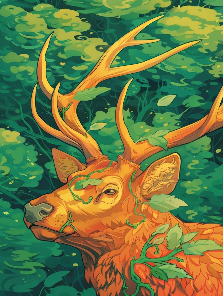 Deer In The Woods 14