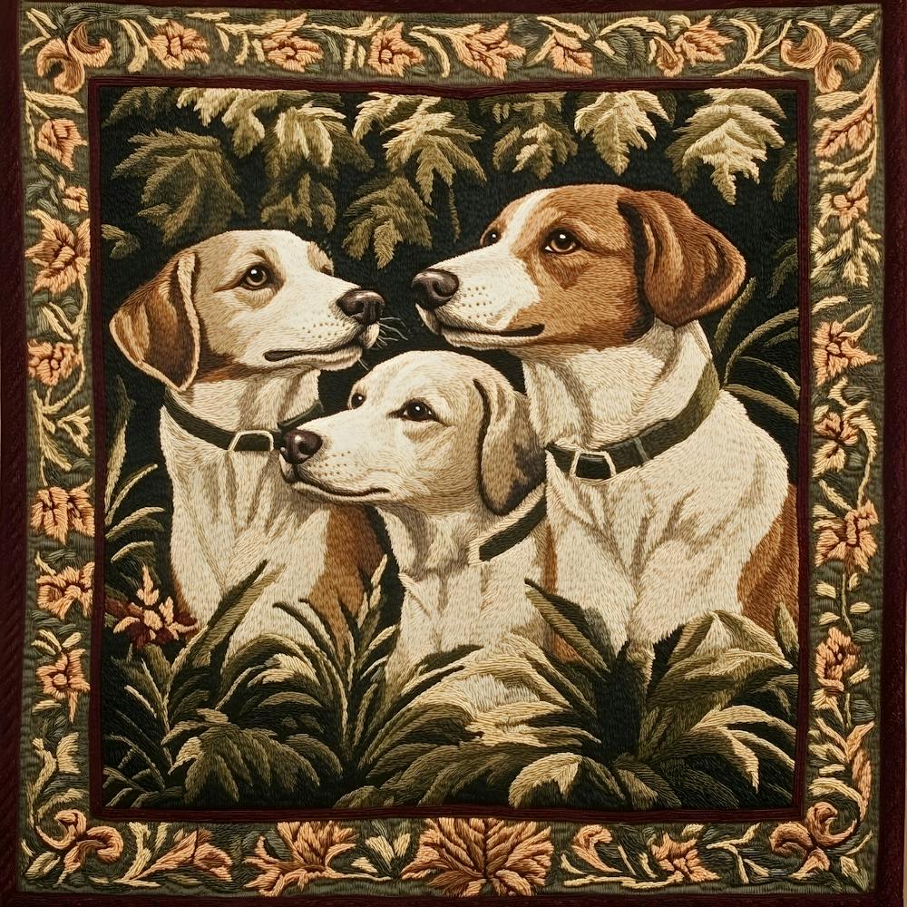 Dogs In The Countryside Tapestry 3