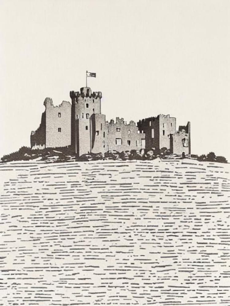 Blarney Castle 4 Ireland Boho Landmark Illustration