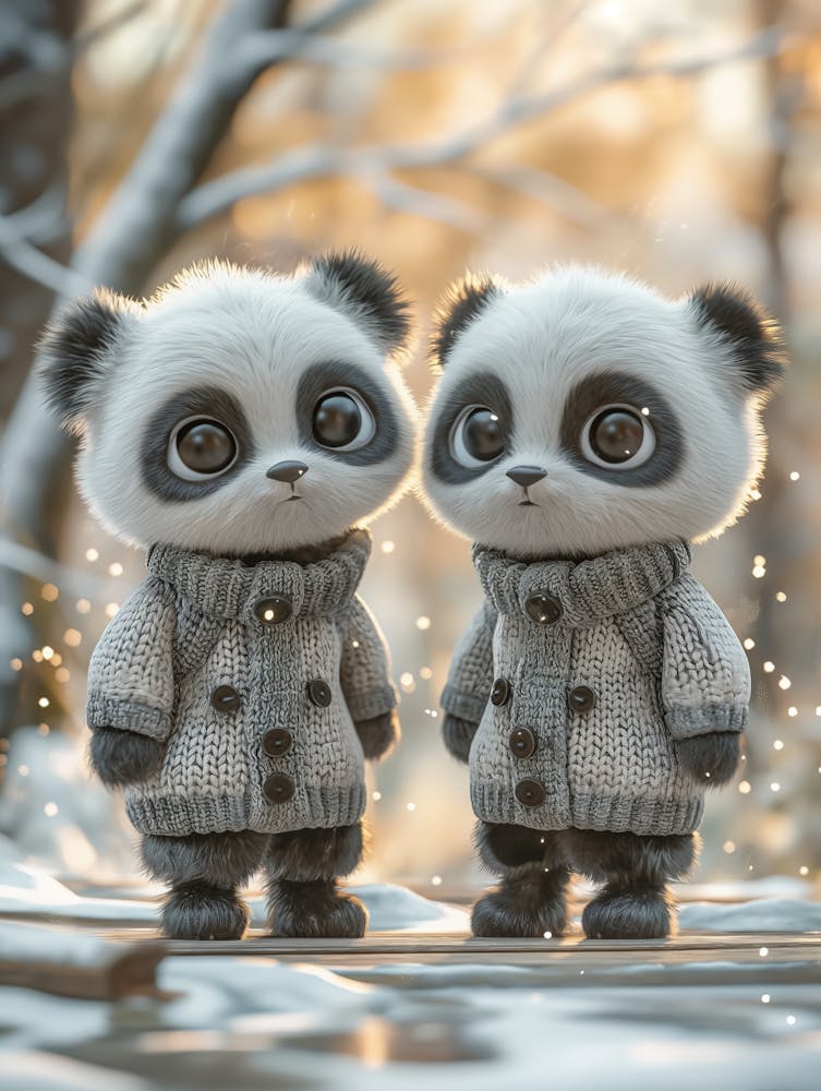 Cute Panda Bears