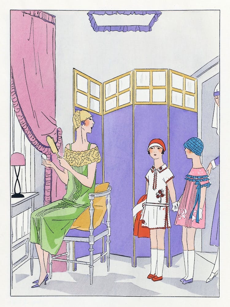 Little Girl In A Dress