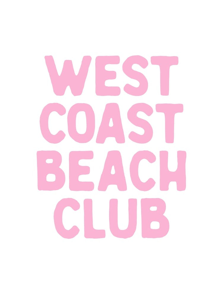 West Coast Beach Club - Pink 1