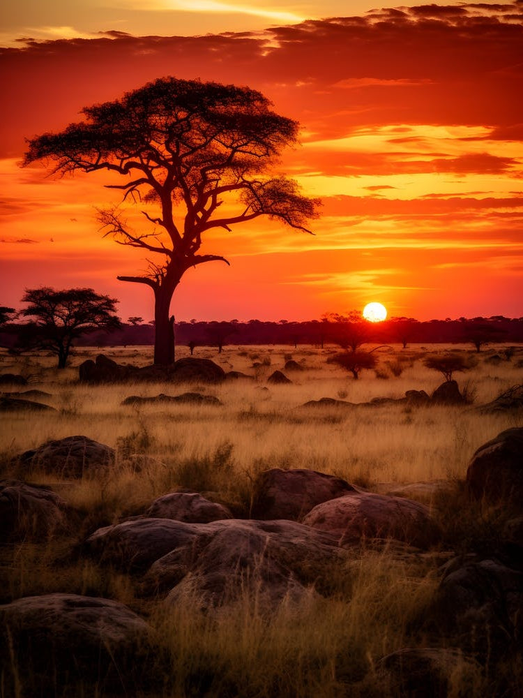Sunset In The Savannah 1