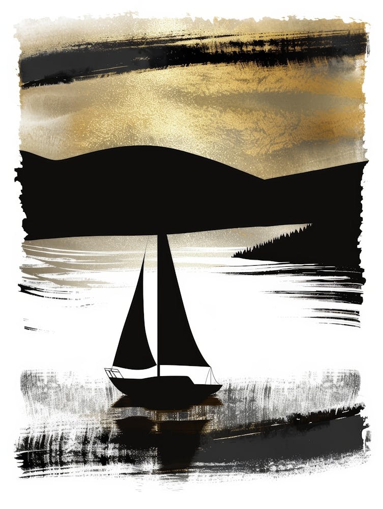 Sailboat On The Lake 2