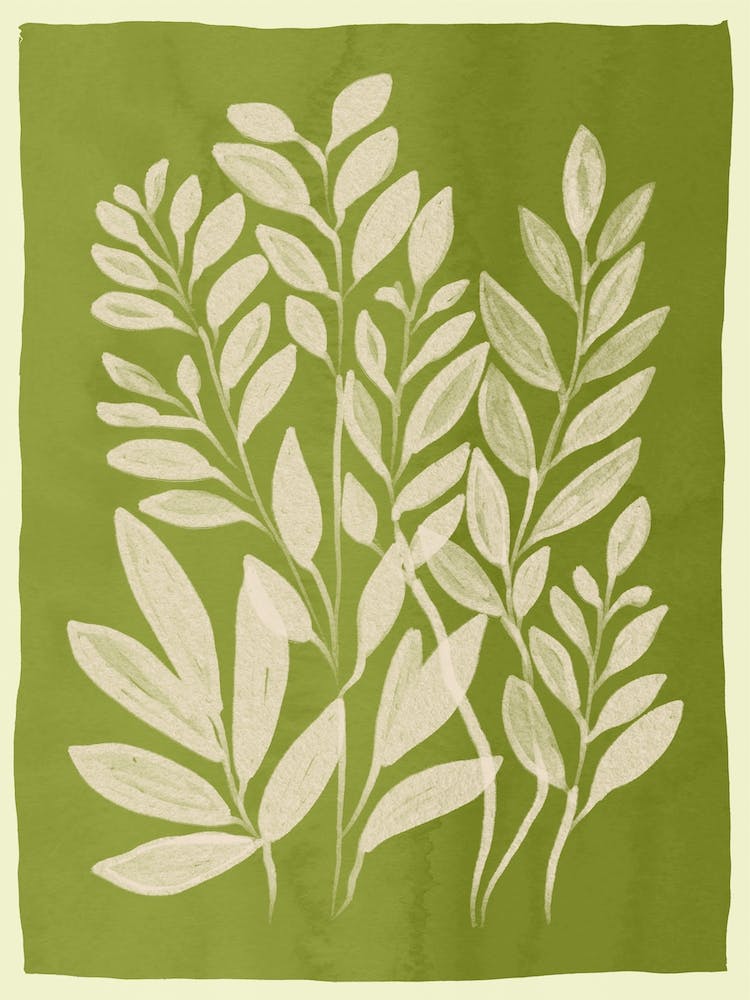 Minimal Abstract Art Plant 46