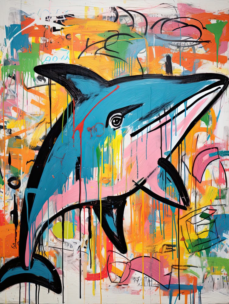 Dolphin, Neo-expressionism 1