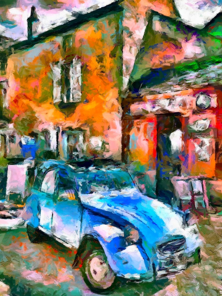 Classic Car In The Street