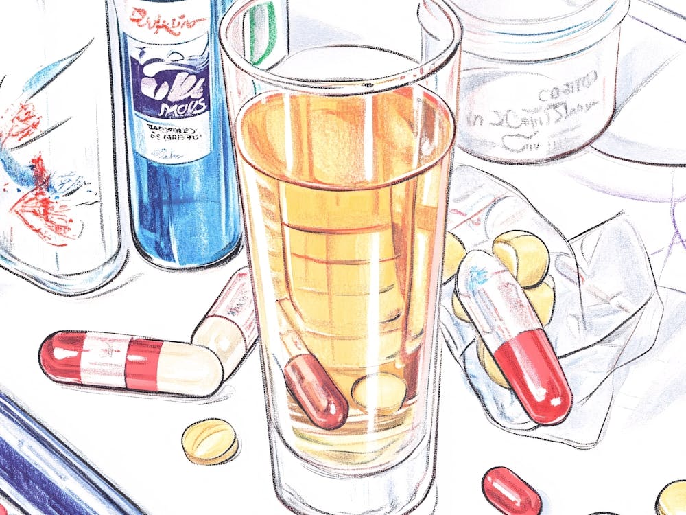 Glass Of Medicine