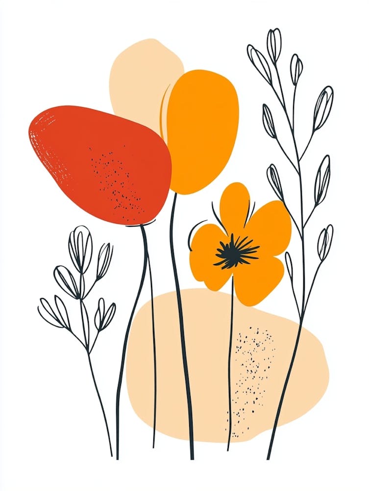 Abstract Floral Design 1