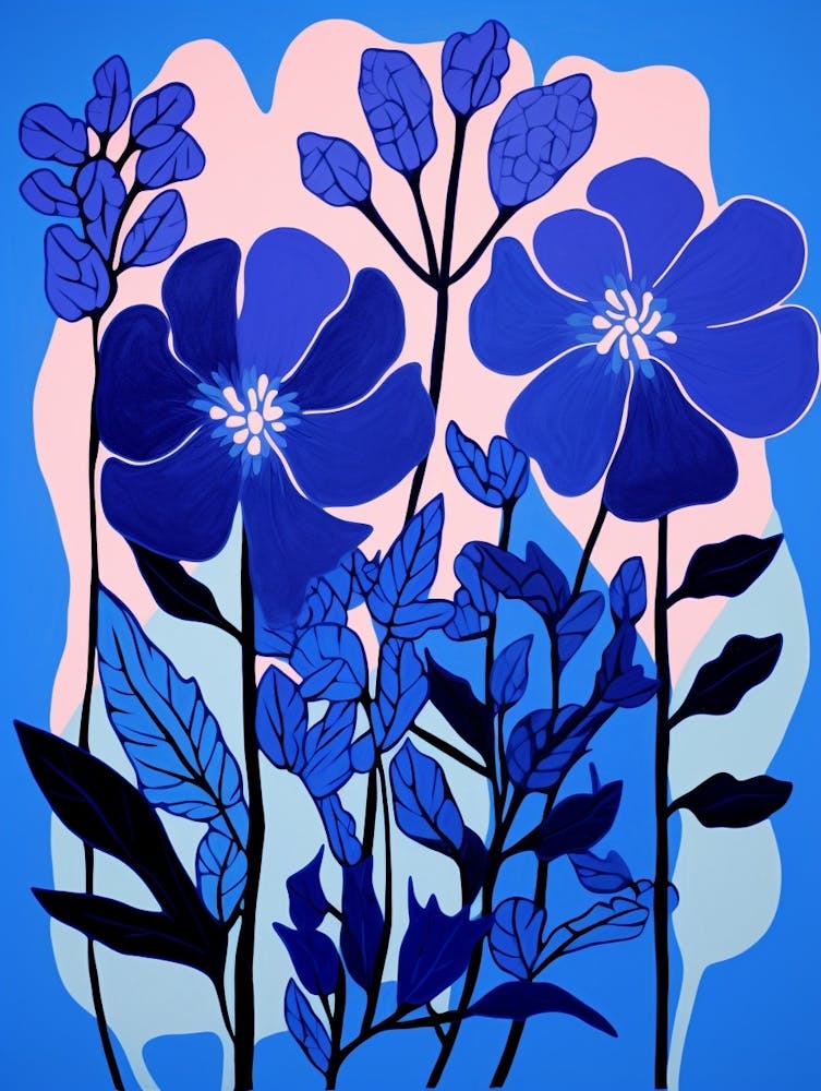 Blaue Blume Illustration Bluebonnet 1