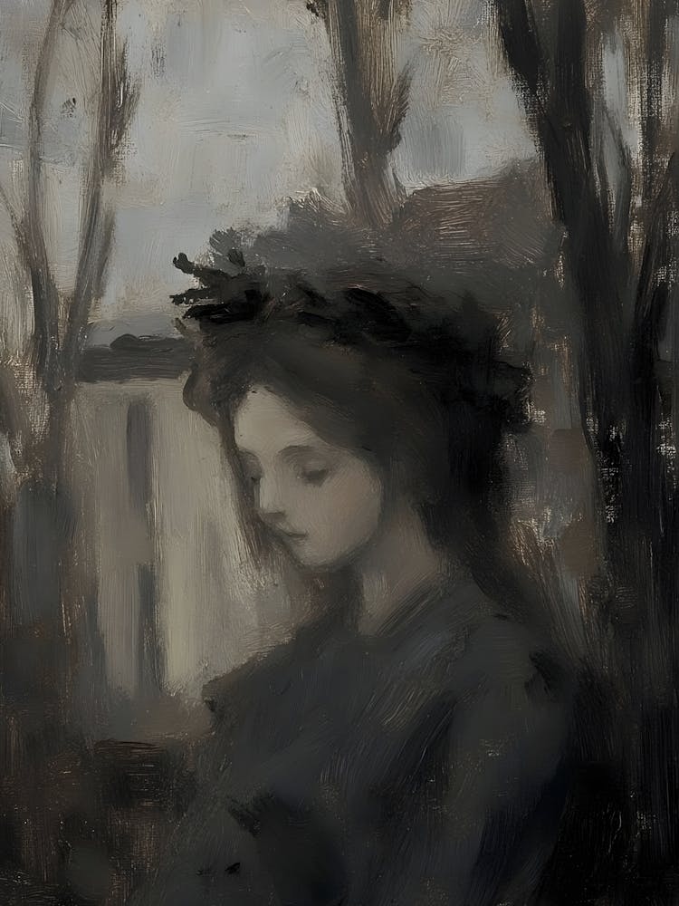 Girl In The Woods